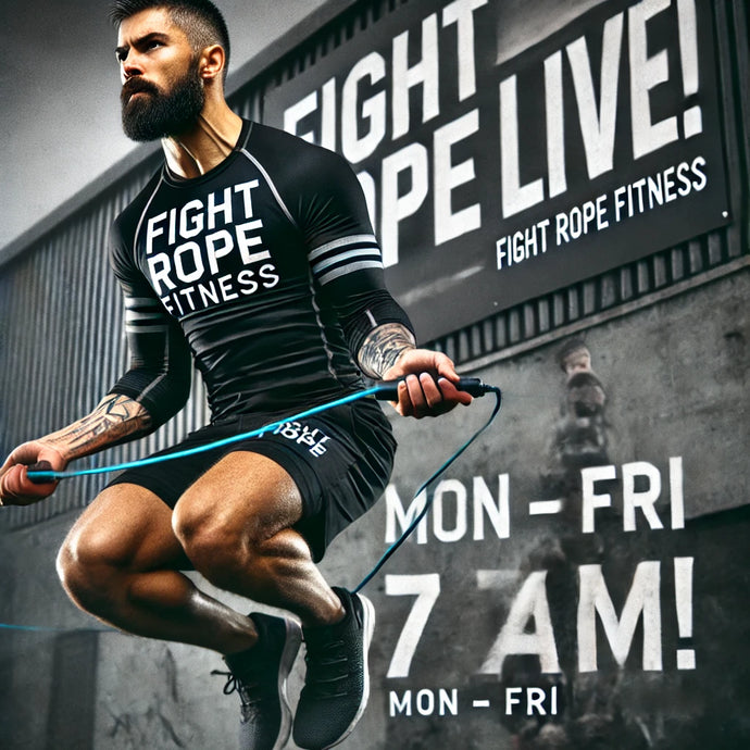 Join the Fight Rope Fitness LIVE Sessions! Start Your Mornings with The Fight Rope Coach!